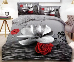 Kokvilnas (satīna) 3D gultas veļas kompl.200x200 cm- 21213