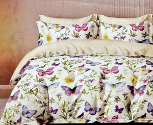 Kokvilnas (satīna) segas pārvalks 150x200 cm AR SLĒDZI- 23131