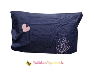 Kokvilnas (satīna) spilvendrāna AR SLĒDZI 70x80 cm- 22660