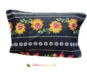 Kokvilnas (satīna) spilvendrāna AR SLĒDZI 70x80 cm- 22663