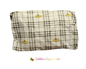 Kokvilnas (satīna) spilvendrāna AR SLĒDZI 50x70 cm- 22905