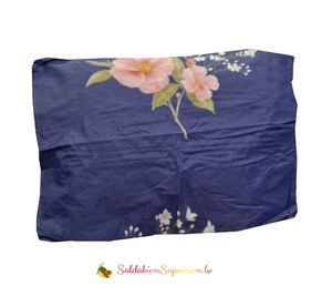 Kokvilnas (satīna) spilvendrāna AR SLĒDZI 50x70 cm- 23038