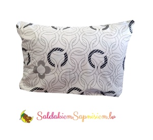 Kokvilnas (satīna) spilvendrāna AR SLĒDZI 50x70 cm- 23152
