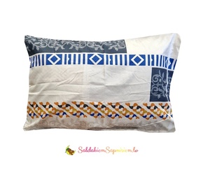 Kokvilnas (satīna) spilvendrāna AR SLĒDZI 50x70 cm- 23349