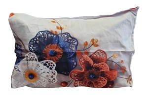 Kokvilnas (satīna) spilvendrāna AR SLĒDZI 70x80 cm- 23626