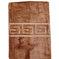 100% mikrošķiedras dvielis  70x140 cm BRŪNS- 19959