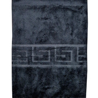 100% mikrošķiedras dvielis +/- 70x140 cm MELNS- 19959