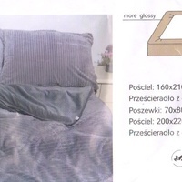 100% mikrošķiedras gultas veļas kompl. 200x220 cm GAIŠPELĒKS- 19803