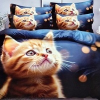 Kokvilnas (satīna) 3D gultas veļas kompl.200x220 cm- 21819