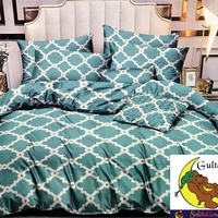 Kokvilnas (satīna) 3D gultas veļas kompl. BEZ PALAGA 200x220 cm- 22726