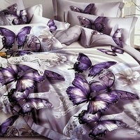 Kokvilnas (satīna) 3D gultas veļas kompl.160x200 cm- 22805