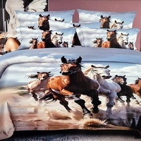 Kokvilnas (satīna) 3D gultas veļas kompl.160x200 cm- 22812