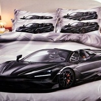 Kokvilnas (satīna) 3D gultas veļas kompl.140x200 cm- 22833