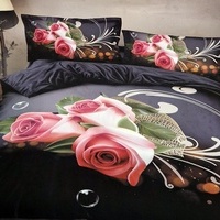 Kokvilnas (satīna) 3D gultas veļas kompl.140x200 cm- 22837