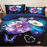 Kokvilnas (satīna) 3D gultas veļas kompl.140x200 cm- 22842