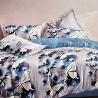 Kokvilnas (satīna) 3D gultas veļas kompl.140x200 cm- 22881