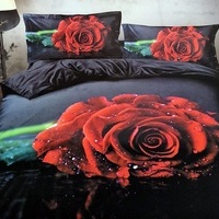 Kokvilnas (satīna) 3D gultas veļas kompl.140x200 cm- 22883