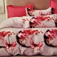 Kokvilnas (satīna) 3D gultas veļas kompl.160x200 cm- 23090