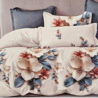 Kokvilnas (satīna) gultas veļas kompl.200x200 cm- 23093