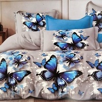 Kokvilnas (satīna) gultas veļas kompl.200x200 cm- 23099