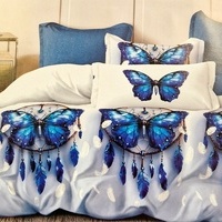 Kokvilnas (satīna) 3D gultas veļas kompl.140x200 cm- 23110