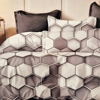 Kokvilnas (satīna) 3D gultas veļas kompl.200x220 cm- 23117