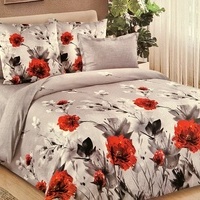 Kokvilnas (satīna) 3D gultas veļas kompl.200x220 cm- 23124