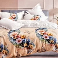 Kokvilnas (satīna) gultas veļas kompl.180x200 cm- 23138