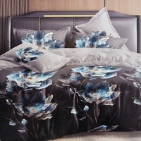 Kokvilnas (satīna) 3D gultas veļas kompl.200x220 cm- 23204