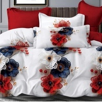 Kokvilnas (satīna) 3D gultas veļas kompl.200x220 cm- 23437
