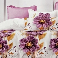 Kokvilnas (satīna) 3D gultas veļas kompl.200x200 cm- 23476