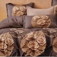 Kokvilnas (satīna) 3D gultas veļas kompl.200x220 cm- 23612