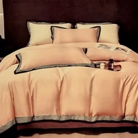 100% mikrošķiedras gultas veļas kompl. AR DEKORATĪVU MALU 200x220 cm LAŠA- 22887