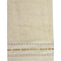 100% kokvilnas (frotē) dvielis 50x100 cm BĒŠS / IEDZELTENS- 22735