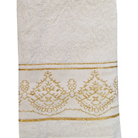 100% kokvilnas (frotē) dvielis 50x100 cm BALTS- 22734