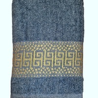 100% kokvilnas (frotē) dvielis 50x100 cm PELĒKZILS- 23653