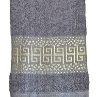 100% kokvilnas (frotē) dvielis 50x100 cm PELĒKS- 23653