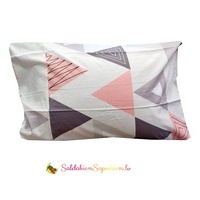 100% kokvilnas (satīna) spilvendrāna AR SLĒDZI 70x80 cm- 22168