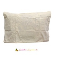 100% kokvilnas spilvendrāna 50x70 cm BĒŠA/PIENBALTA- 23017