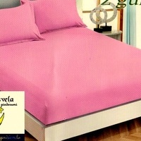 100% kokvilnas (satīna) palags ar gumiju 140x200 cm ROZĀ- 15044