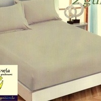 100% kokvilnas (satīna) palags ar gumiju 140x200 cm ZAĻGANPELĒKS- 15044