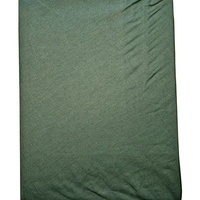 100% kokvilnas (satīna) palags ar gumiju 160x200 cm TUMŠZAĻŠ- 20517