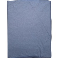 100% kokvilnas (satīna) palags ar gumiju 160x200 cm TUMŠZILS- 20517