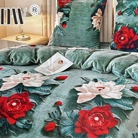 100% poliestera (plīša) gultasveļas kompl. 200x220 cm- 23722