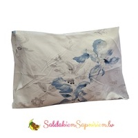 Kokvilnas (satīna) spilvendrāna AR SLĒDZI 50x70 cm- 22165