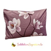 Kokvilnas (satīna) spilvendrāna AR SLĒDZI 50x70 cm- 22355