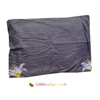 Kokvilnas (satīna) spilvendrāna AR SLĒDZI 50x70 cm- 23036