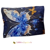 Kokvilnas (satīna) spilvendrāna AR SLĒDZI 50x70 cm- 23037