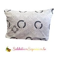 Kokvilnas (satīna) spilvendrāna AR SLĒDZI 50x70 cm- 23152