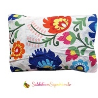 Kokvilnas (satīna) spilvendrāna AR SLĒDZI 50x70 cm- 23222